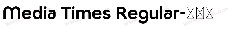 Media Times Regular字体转换